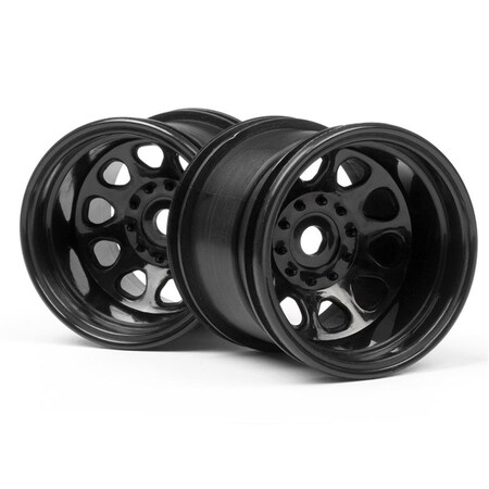 Hpi Racing 2.2 in. Classic King Wheel, Black, 2PK HPI3061